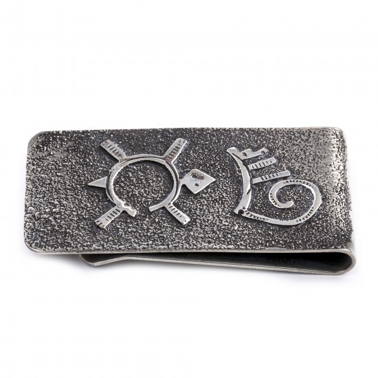 Turtle .925 Sterling Silver Ray Begay Certified Authentic Handmade Navajo Native American Money Clip 13194-6 All Products NB180518225147 13194-6 (by LomaSiiva) Turtle .925 Sterling Silver Ray Begay Certified Authentic Handmade Navajo Native American Money Clip 13194-6 All Products NB180518225147 13194-6 (by LomaSiiva)