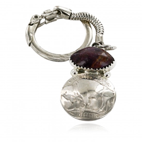 Vintage Style OLD Buffalo Coin Certified Authentic Navajo .925 Sterling Silver Natural Purple Spiny Oyster Native American Keychain 10336-5 All Products 10336-5 10336-5 (by LomaSiiva) Vintage Style OLD Buffalo Coin Certified Authentic Navajo .925 Sterling Silver Natural Purple Spiny Oyster Native American Keychain 10336-5 All Products 10336-5 10336-5 (by LomaSiiva)