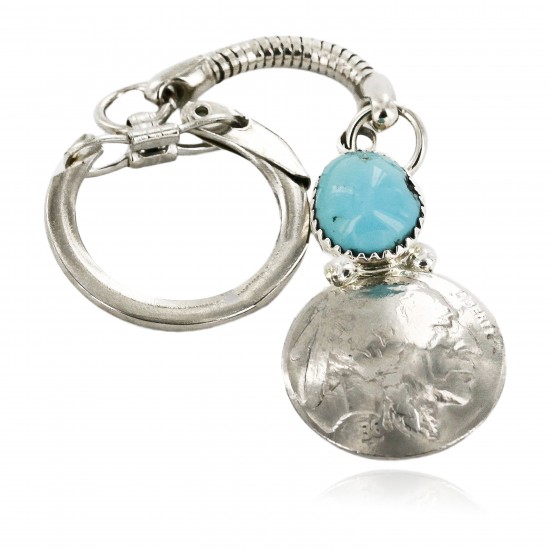 Vintage Style OLD Buffalo Coin Certified Authentic Navajo .925 Sterling Silver Natural Turquoise Native American Keychain 10336-3 All Products 10336-3 10336-3 (by LomaSiiva) Vintage Style OLD Buffalo Coin Certified Authentic Navajo .925 Sterling Silver Natural Turquoise Native American Keychain 10336-3 All Products 10336-3 10336-3 (by LomaSiiva)