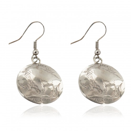Vintage Style OLD Certified Authentic Buffalo Nickel Coin Certified Authentic Navajo .925 Sterling Silver Native American Earrings 18179 All Products NB160208183345 18179 (by LomaSiiva) Vintage Style OLD Certified Authentic Buffalo Nickel Coin Certified Authentic Navajo .925 Sterling Silver Native American Earrings 18179 All Products NB160208183345 18179 (by LomaSiiva)