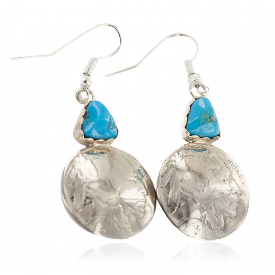 Vintage Style OLD Certified Authentic Buffalo Nickel Coin Certified Authentic Navajo .925 Sterling Silver Natural Turquoise Native American Earrings 18180 All Products NB160208190911 18180 (by LomaSiiva) Vintage Style OLD Certified Authentic Buffalo Nickel Coin Certified Authentic Navajo .925 Sterling Silver Natural Turquoise Native American Earrings 18180 All Products NB160208190911 18180 (by LomaSiiva)