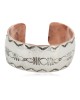 Wide Certified Authentic .925 Sterling Silver Handmade Navajo Native American Pure Copper Bracelet 24493-3 All Products NB160404194137 24493-3 (by LomaSiiva) Wide Certified Authentic .925 Sterling Silver Handmade Navajo Native American Pure Copper Bracelet 24493-3 All Products NB160404194137 24493-3 (by LomaSiiva)