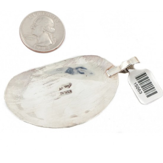 .925 Sterling Silver Handmade Certified Authentic Navajo Natural White Buffalo Native American Necklace 15063 All Products NB151204024648 15063 (by LomaSiiva) .925 Sterling Silver Handmade Certified Authentic Navajo Natural White Buffalo Native American Necklace 15063 All Products NB151204024648 15063 (by LomaSiiva)